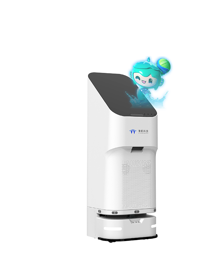 无介质全息AIGC导览机器人